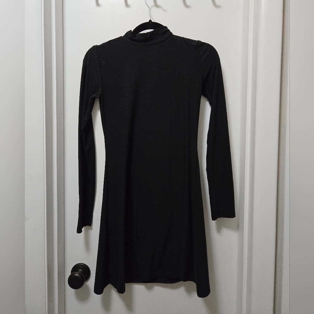 Black Turtle Neck Dress